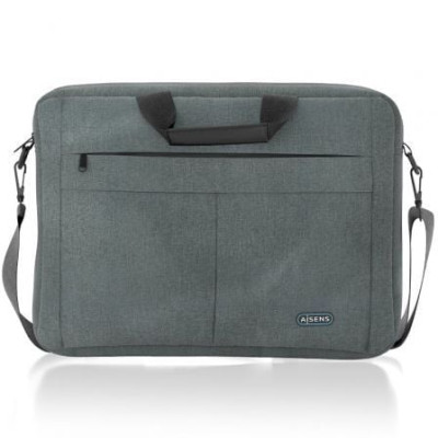 Maletín Aisens ASBG-BC025-GR para Portátiles hasta 15.6'/ Gris | Maletines y Fundas