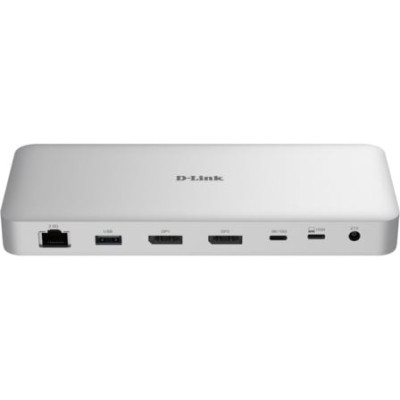 Docking USB Tipo-C 4.0 D-Link DUF-901/E/ 3xUSB/ 3xUSB Tipo-C/ 2xDisplayPort/ 1xRJ45/ 1xUSB Tipo-C PD/ Blanco | Docks