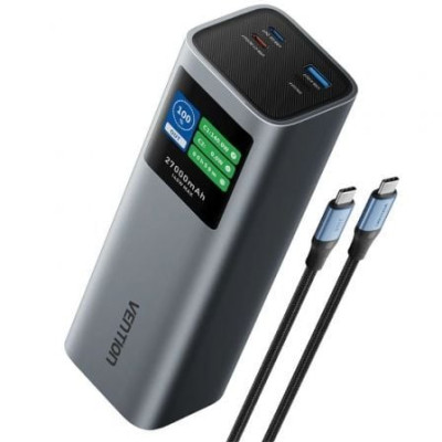 Powerbank 27000mAh Vention FKEH0/ 140W/ Gris | Powerbanks