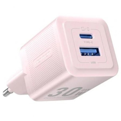 Cargador de Pared GaN Vention FEQP0-EU/ 1xUSB Tipo-C/ 1xUSB/ 30W | Cargadores hasta 45W