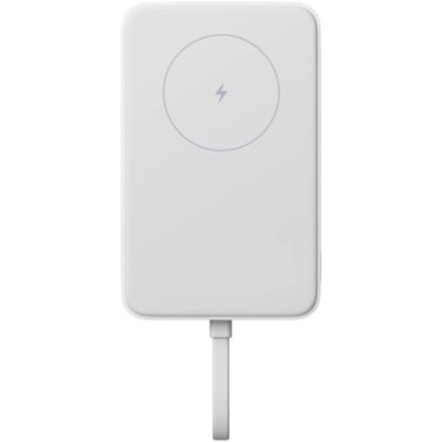 Powerbank 10000mAh Xiaomi 33W Magnetic Power Bank 10000 (Integrated Cable)/ Wireless/ Blanca