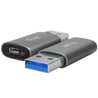 Adaptador USB 3.2 GEN2 Trust Calyx / USB Tipo-C Hembra - USB Macho | USB