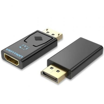 Adaptador Vention HBMB0/ DisplayPort Macho - HDMI Hembra | VGA/DVI/DisplayPort