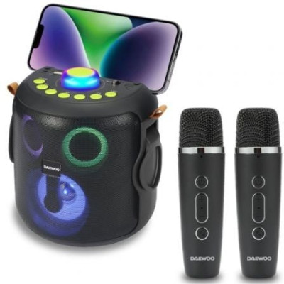Altavoz con Bluetooth Daewoo Karaoke DW3008/ 15W/ 1.0 | Altavoces