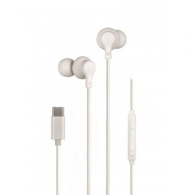 Auriculares Intrauditivos Daewoo DW2016/ con Micrófono/ USB Tipo-C/ Blancos | Auriculares