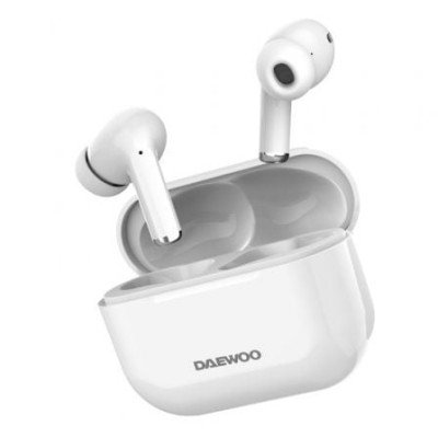 Auriculares Bluetooth Daewoo DW2002 con estuche de carga/ Autonomía 6h/ Blancos | Bluetooth