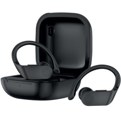 Auriculares Deportivos Bluetooth Daewoo TWS SPORT DW2012 con estuche de carga/ Autonomía 3h/ Negros | Bluetooth