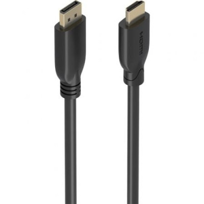 Cable Conversor Aisens A125-0922/ DisplayPort Macho - HDMI 4K Macho/ 10m/ Negro | HDMI