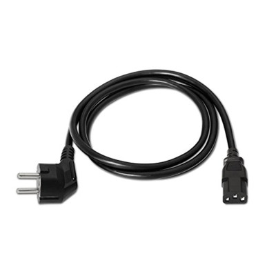 Cable Alimentación Nanocable 10.22.0102/ Schuko Macho - C13 Hembra/ 1.5m/ Negro | Alimentación y Datos