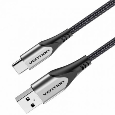 Cable USB 2.0 Tipo-C Vention CODHH/ USB Macho - USB Tipo-C Macho/ 480Mbps/ 2m/ Gris | USB