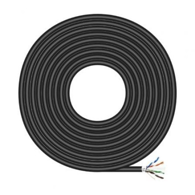 Bobina de Cable RJ45 para Exteriores FTP AWG24 Aisens A135-0674 Cat.6/ 305m/ Impermeable/ Negro | Bobinas