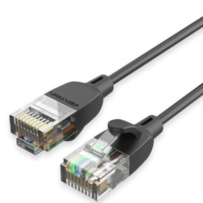 Cable de Red RJ45 UTP Vention IBIBJ Cat.6A/ 5m/ Negro | 5 m