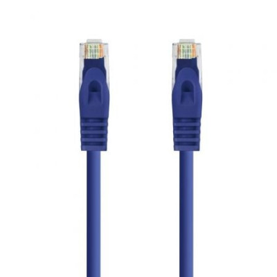 Cable de Red RJ45 UTP Nanocable 10.20.1800-L25-BL Cat.6A/ LSZH/ 25cm/ Azul | Hasta 1 m