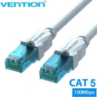 Cable de Red RJ45 UTP Vention VAP-A10-S1500 Cat.5e/ 15m/ Azul y Blanco | 10 m