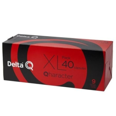 Cápsula Delta Qharacter para cafeteras Delta/ Caja de 40 | Cápsulas