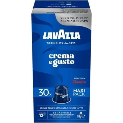 Cápsula Lavazza Crema e Gusto Clásico para cafeteras Nespresso/ Caja de 30 | Cápsulas
