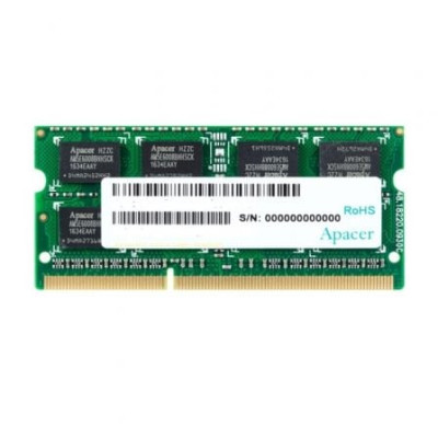 Memoria RAM Apacer DS.04G2K.KAM 4GB/ DDR3/ 1600MHz/ 1.5V/ CL11/ SODIMM | Memoria RAM