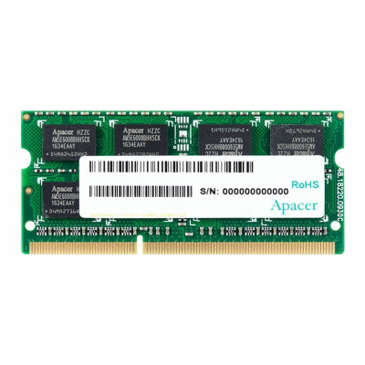 Memoria RAM Apacer DV.08G2K.KAM 8GB/ DDR3L/ 1600MHz/ 1.35V/ CL11/ SODIMM | Memoria RAM