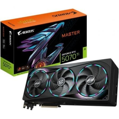 Tarjeta Gráfica Gigabyte AORUS GeForce RTX 5070Ti MASTER/ 16GB GDDR7 | Tarjetas Gráficas