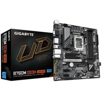 Placa Base Gigabyte B760M DS3H GEN5 Socket 1700/ DDR5/ PCIe 5.0/ Micro ATX | Placas