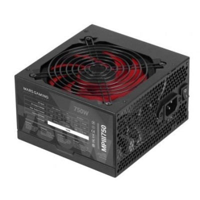 Fuente de Alimentación Mars Gaming MPIII750/ 750W/ Ventilador 12cm | Fuentes