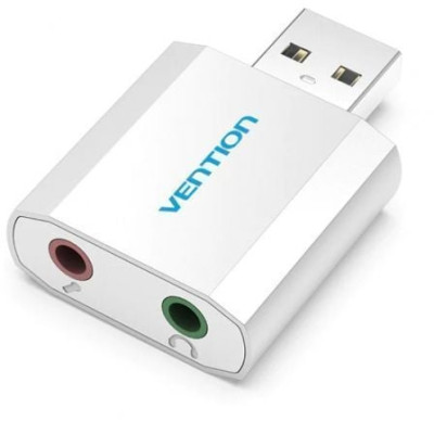 Tarjeta de Sonido Vention VAB-S13/ 2.1/ Plata | Tarjetas de Sonido