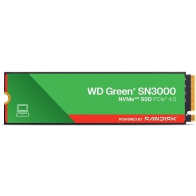 Disco SSD SanDisk WD Green SN3000 500GB/ M.2 2280 PCIe Gen4 | SSD