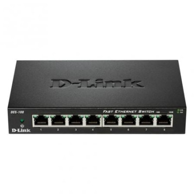 Switch D-Link DES-108 8 Puertos/ RJ-45 10/100 | Switches