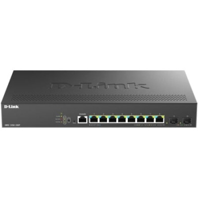 Switch D-Link DMS-1250-10SP/E 8 Puertos/ RJ-45 Gigabit 100/1000/2.5G/ SFP/ PoE | Switches