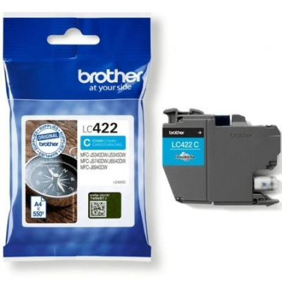 Cartucho de Tinta Original Brother LC-422/ Cian | Brother