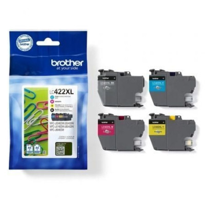 Cartucho de Tinta Original Brother LC-422XL Alta Capacidad Multipack/ Cian/ Magenta/ Amarillo/ Negro | Brother