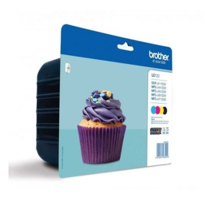Cartucho de Tinta Original Brother LC-123 Multipack/ Cian/ Magenta/ Amarillo/ Negro | Brother