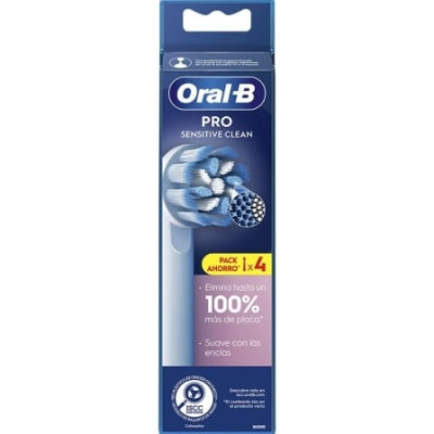 Cabezal de Recambio para Cepillo Oral-B Pro Sensitive/ Pack 4 uds | Cepillos
