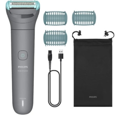 Cortabarbas Philips Body Groomer BG3485/15/ con Batería/ 3 Accesorios | Cortapelos