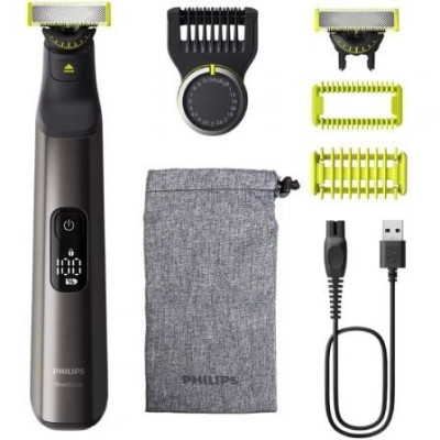 Cortabarbas + Recortadora Philips Oneblade Pro 360 QP6552/15/ con Batería/ 5 Accesorios | Cortapelos
