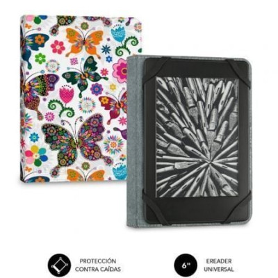 Funda para libro electrónico Subblim 1EC010 Clever Ebook Case 6' Mariposas | Fundas