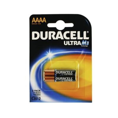 Pack de 2 Pilas AAAA Duracell Ultra MX2500/ 1.5V/ Alcalinas | Pilas