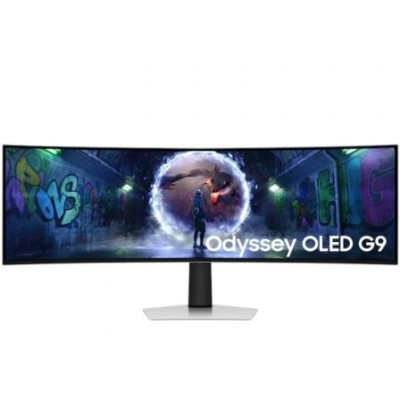 Smart Monitor Ultrapanorámico Curvo Gaming Samsung Odyssey OLED G9 S49DG934SU 49'/ Dual QHD/ Multimedia/ 0.03ms/ 240Hz/ OLED/ Re