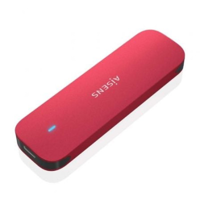 Caja Externa para Disco SSD M.2 NVMe Aisens ASM2-027RED/ USB 3.2/ Sin tornillos | Cajas Externas