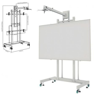 Soporte para Pizarra Interactiva Approx appIBSTD/ 80-120' | Pizarras Digitales