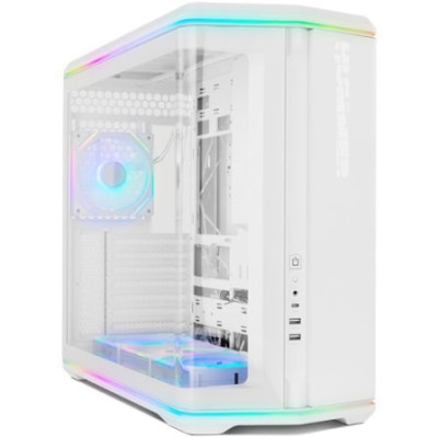 Caja Gaming Semitorre Nox Hummer Anvil/ Blanca
