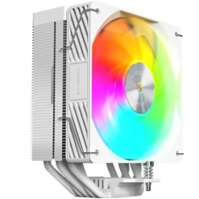 Ventilador con Disipador Mars Gaming MCPU-X5ARGB/ 12cm/ Blanco