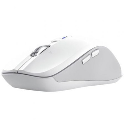 Ratón Ergonómico Inalámbrico Trust Ferro/ Hasta 3200 DPI/ Blanco