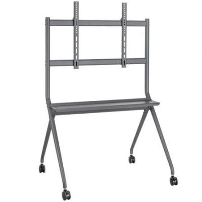 Soporte de Suelo con Ruedas Aisens FT86FE-143 para TV o Pantalla Interactiva 50'-86'/ hasta 120kg | Soportes