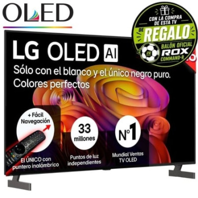 Televisor LG OLED AI B6 OLED55B6ELC 55'/ Ultra HD 4K/ Smart TV/ WiFi | Hasta 55"