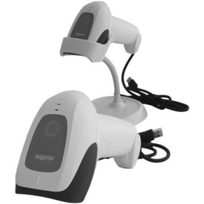 Lector de Código de Barras 1D Approx appLS11ASWH/ USB | Lectores de Códigos de Barras