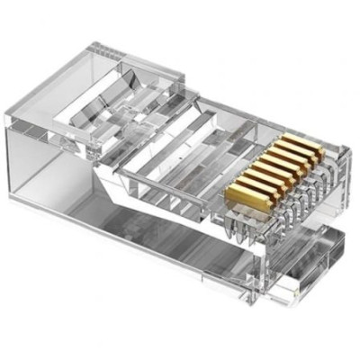 Conector RJ45 Vention IDBR0-50/ Cat.5e/ 50 uds | RJ45/RJ11