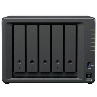 NAS Synology Diskstation DS1525+/ 5 Bahías 3.5'- 2.5'/ 8GB DDR4/ Formato Torre