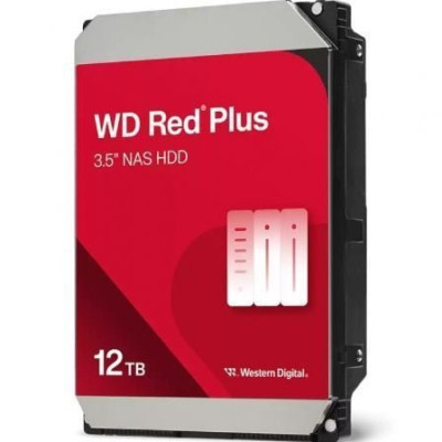 Disco Duro Western Digital WD Red Plus NAS 12TB/ 3.5'/ SATA III/ 512MB | HDD
