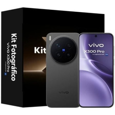 Smartphone Vivo X300 Pro 16GB/ 512GB/ 6.78'/ 5G/ Negro + Kit fotográfico Vivo X300 Pro | Smartphones